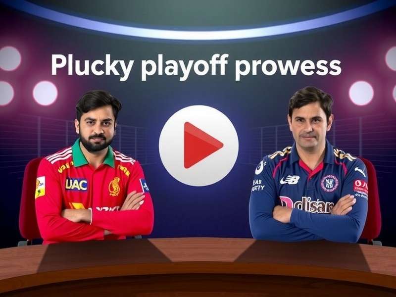 Hindi commentary screen in Plucky Playoff Prowess