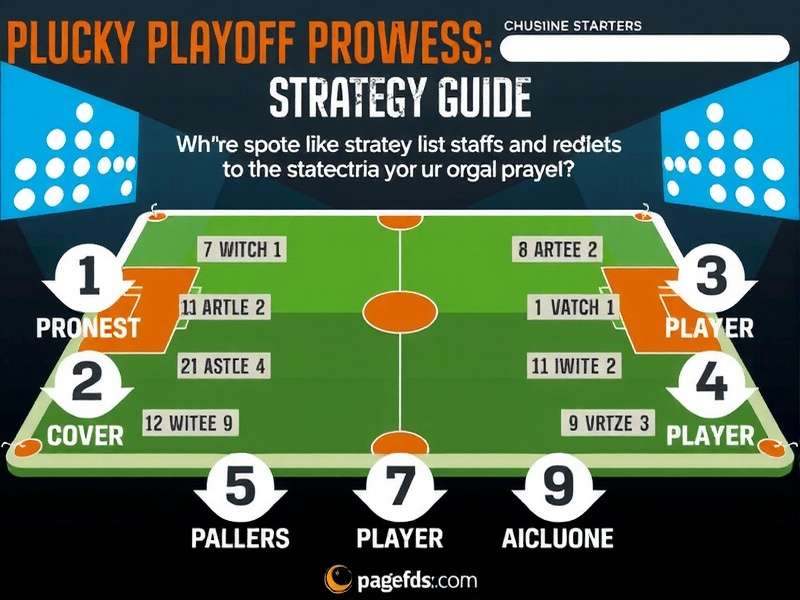 Plucky Playoff Prowess strategy guide infographic